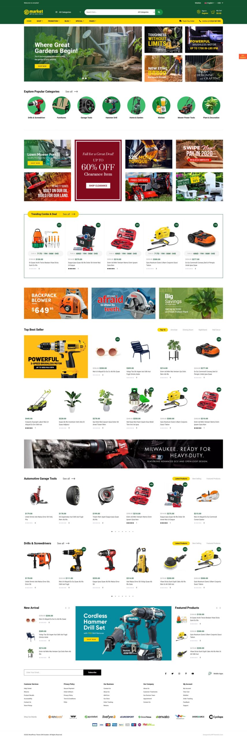 五金与电动工具跨境商城